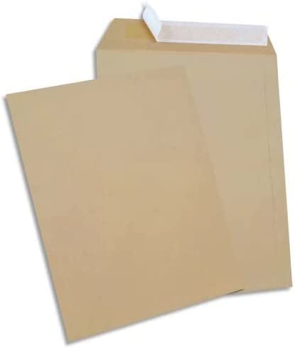 500 Pochettes d'expédition, C5, kraft brun, 90 g/m2