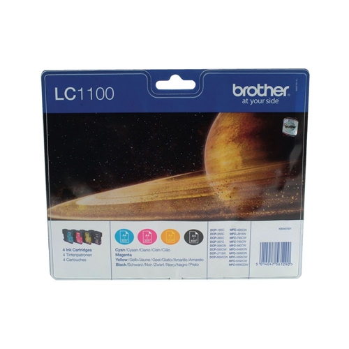 4 cartouches BROTHER LC1100