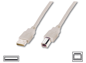 Cable Imprimante USB v2 A-B 3m