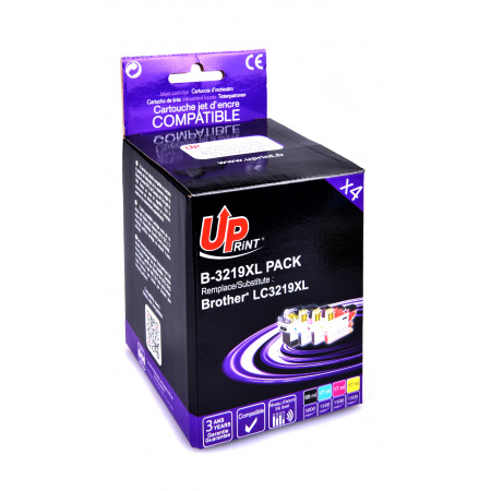 4 CARTOUCHES COMPATIBLE BROTHER LC3219XL