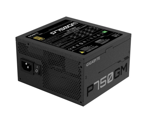 GIGABYTE P750GM unité d'alimentation d'énergie 750 W 20+4 pin ATX ATX Noir
