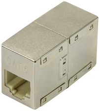 [coupleur] LogiLink Coupleur de câble patch cat.6, blindé