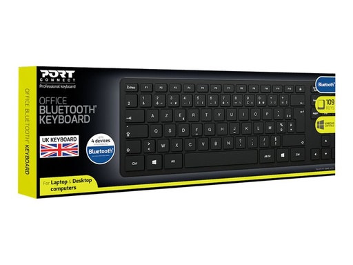 [clavier9] Clavier sans fil Bluetooth 5.0 QWERTY R.-U.