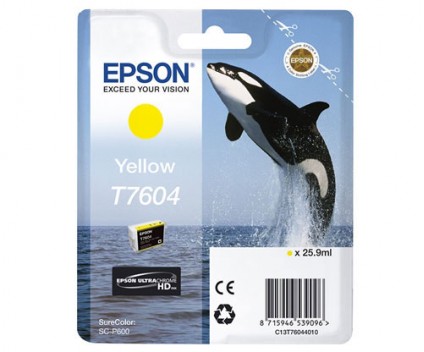 [EPST7604]  EPSON CARTOUCHE JAUNE T7604