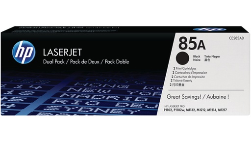[TONERHP85A] Toner HP CE285A HP TONER 85A N 1.6K PK2